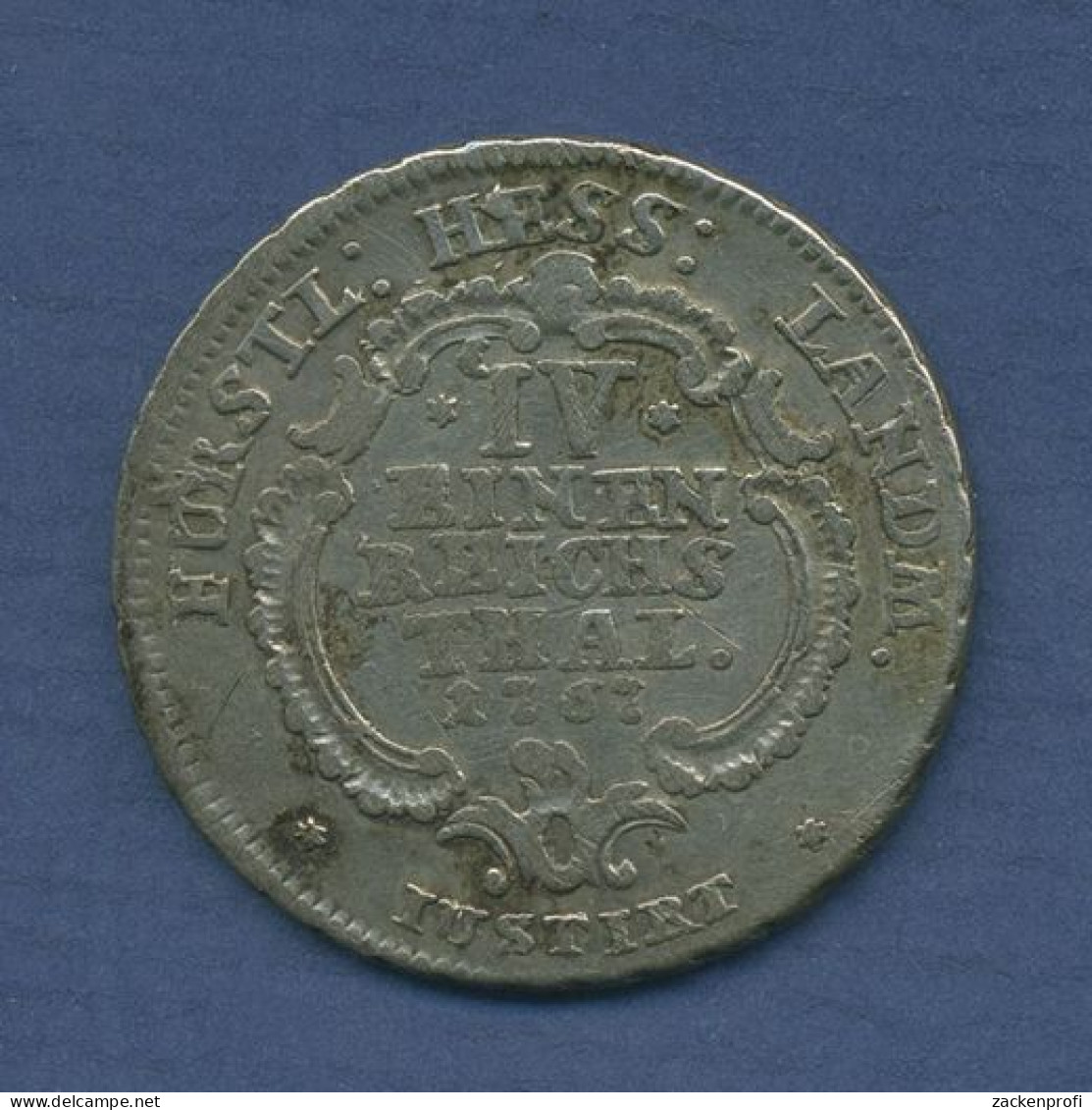 Hessen-Kassel 1/4 Reichstaler 1767 FU, Friedrich II., Schütz 1873.2 Ss (m3588) - Piccole Monete & Altre Suddivisioni