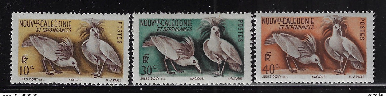 NEW CALEDONIA  1948  SCOTT # 276-278  MH - Nuevos