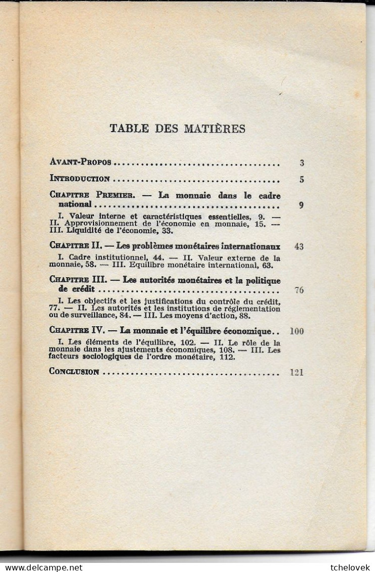 (Livres). Que Sais Je 1217. La Monnaie Et Ses Mécanismes 1978 - Libri & Software