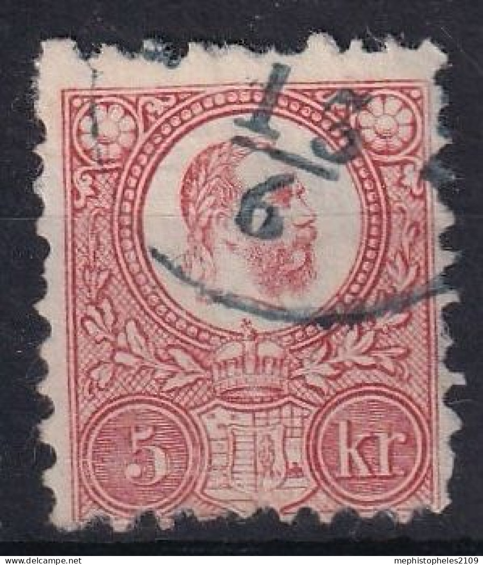 HUNGARY 1871 - Canceled - Sc# 9a - Used Stamps