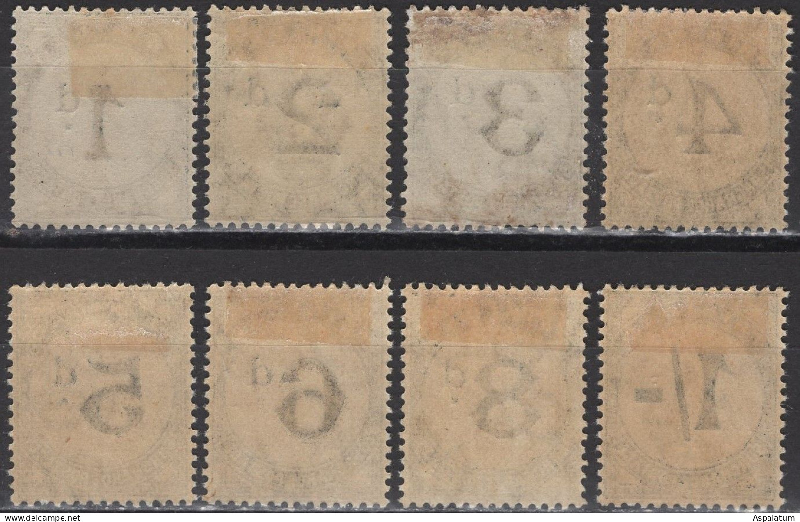 Trinidad - Postage Due - Set Of 8 - Mi 10~17 - 1906 - Trinidad En Tobago (...-1961)