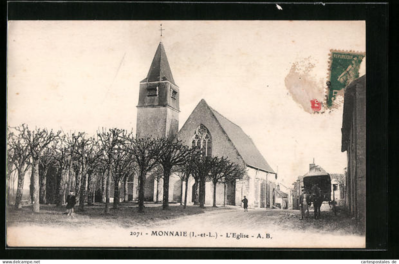 CPA Monnaie, L`Eglise  - Monnaie