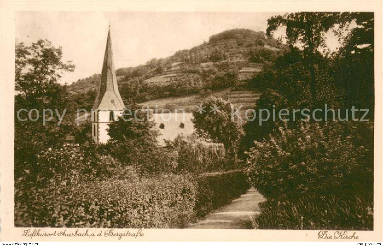 73623385 Auerbach Bergstrasse Kirche Luftkurort Auerbach Bergstrasse - Bensheim