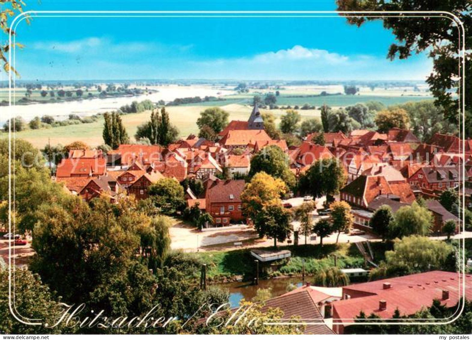 73619907 Hitzacker Elbe Blick Vom Weinberg Hitzacker Elbe - Hitzacker