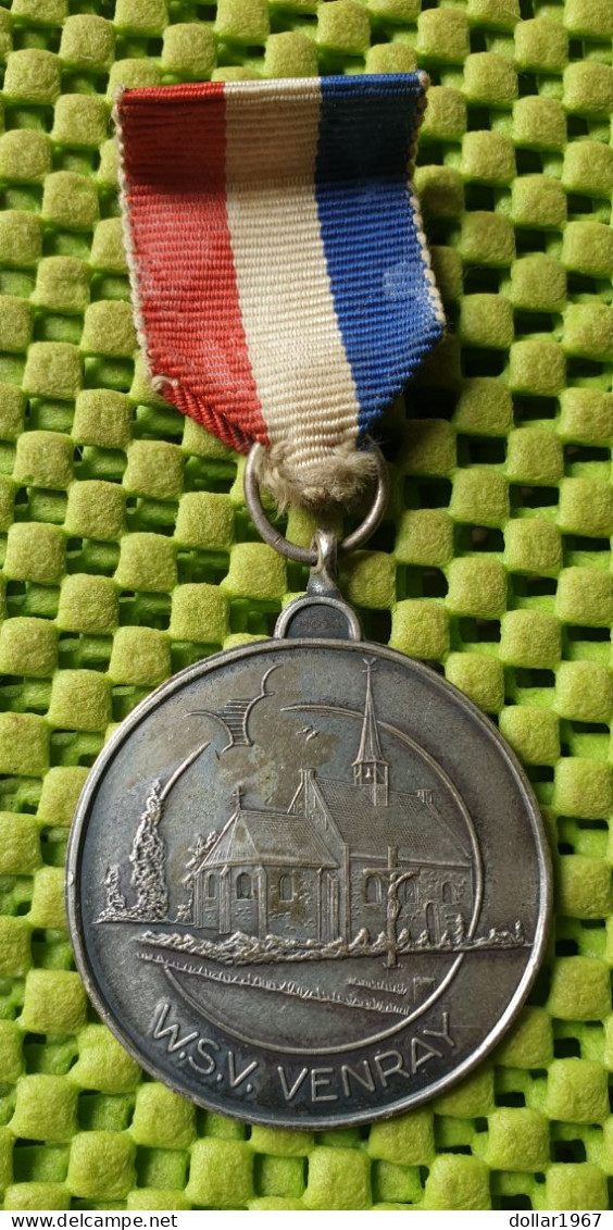 Medaile :  W.S.V. Venray   -  Original Foto  !!  Medallion  Dutch - Andere & Zonder Classificatie
