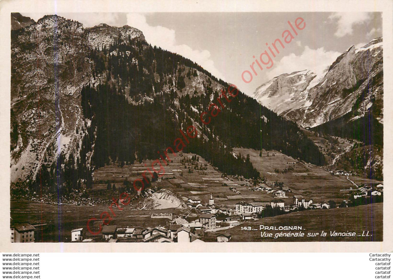 73.  PRALOGNAN .  Vue Générale Sur La Vanoise . - Pralognan-la-Vanoise