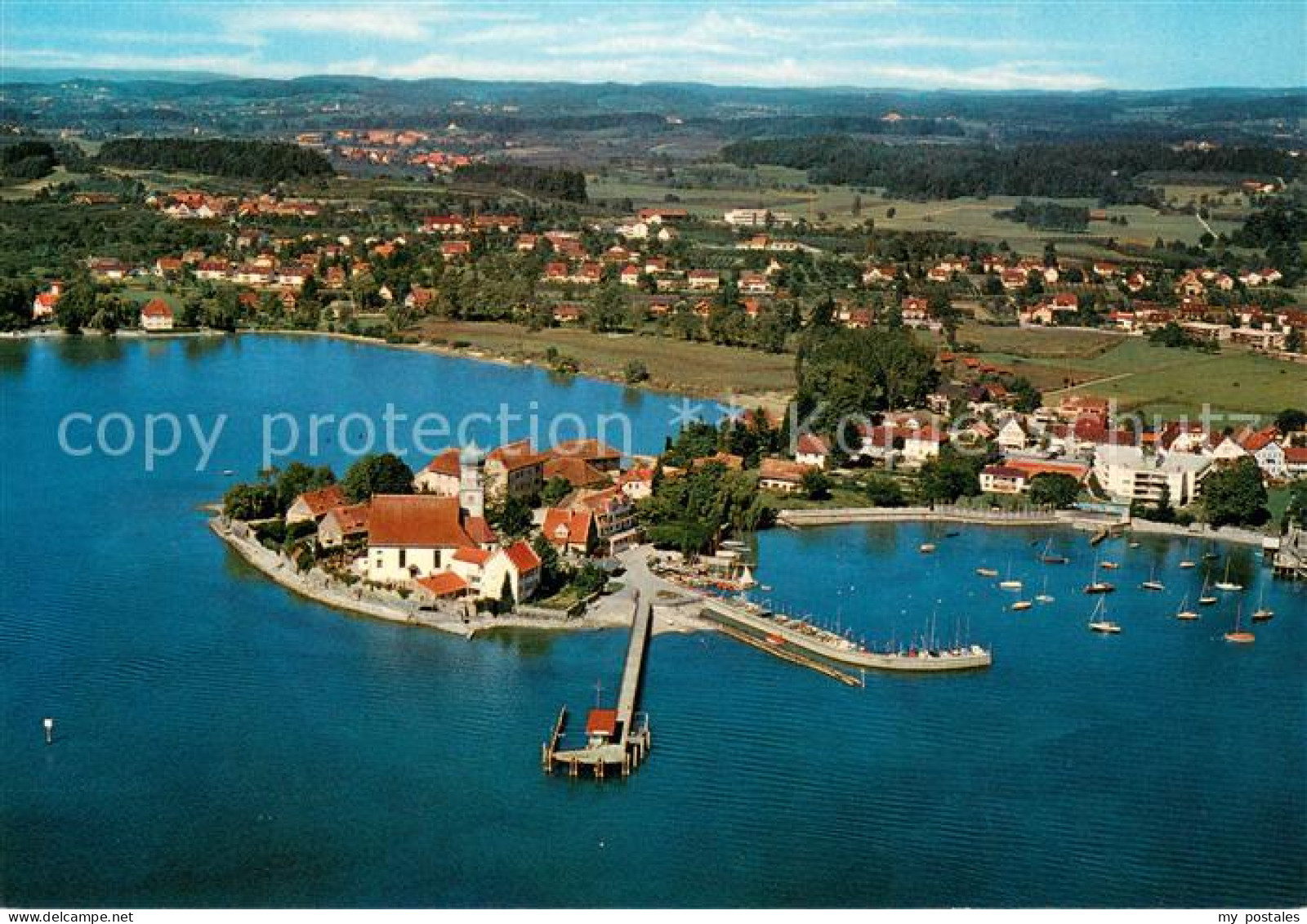 73616934 Wasserburg Bodensee Fliegeraufnahme Wasserburg Bodensee - Wasserburg (Bodensee)