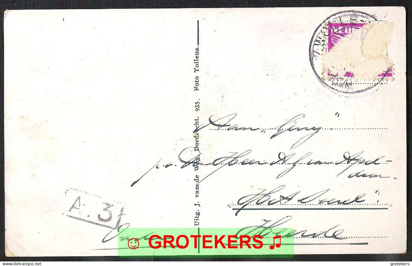 DORDRECHT Groote Kerk Bomkade 1928 - Dordrecht