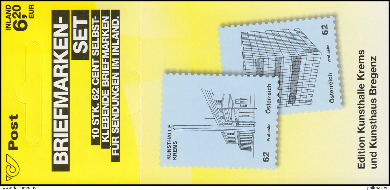 Österreich MH 0-7 Kunsthäuser Bregenz Und Krems, Postfrisch ** - Carnets