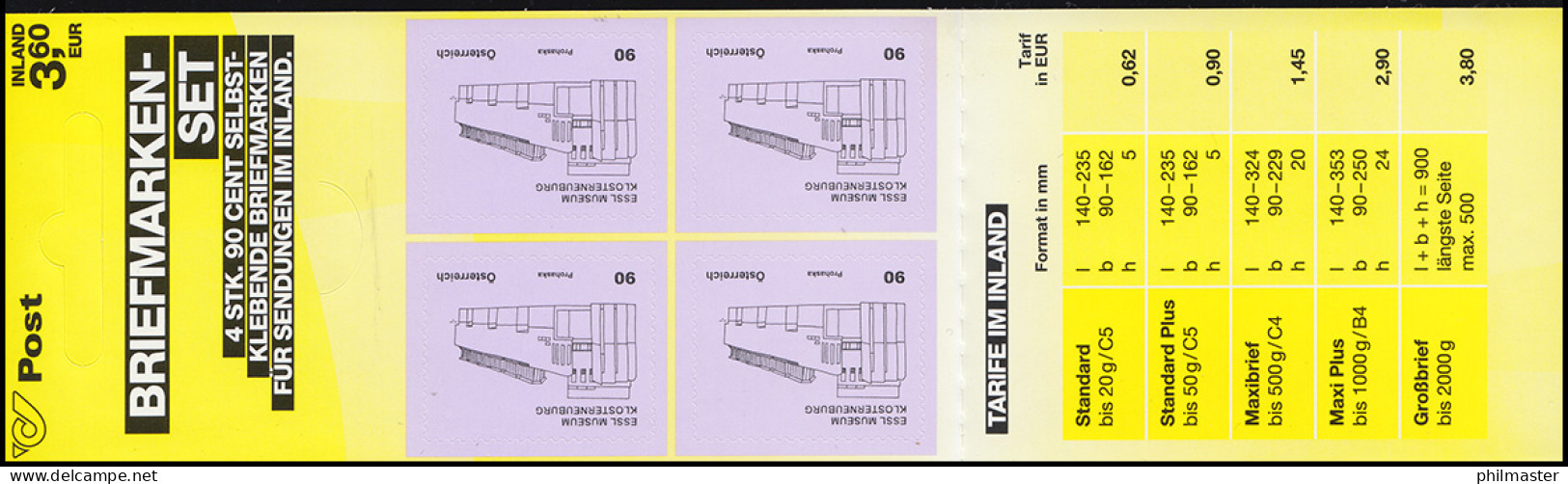 Österreich MH 0-10 Kunsthäuser Museum Klosterneuburg , Postfrisch ** - Booklets