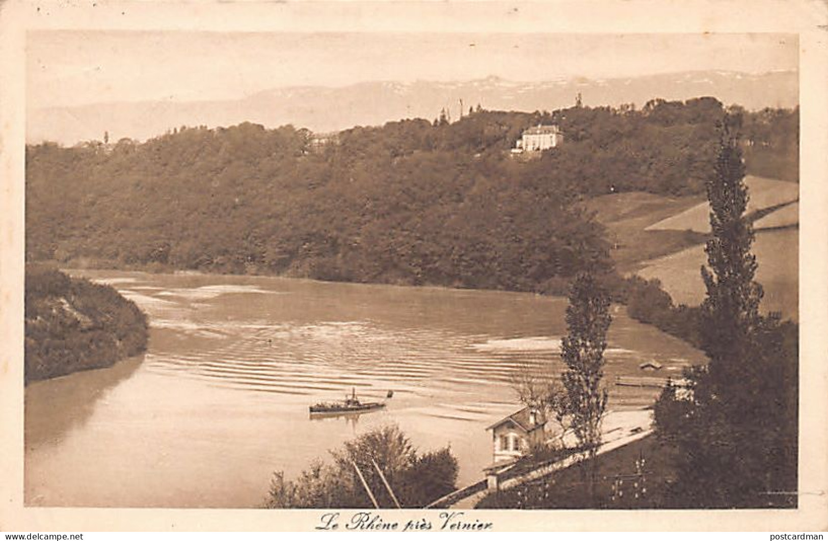 Suisse - Vernier (GE) Le Rhône Près De Vernier - Ed. Charnaux Frères 53455 - Vernier