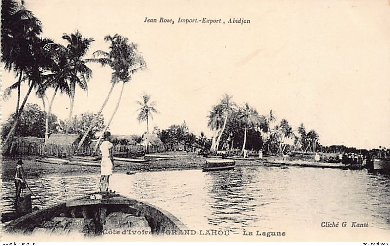 Côte D'Ivoire - GRAND LAHOU - La Lagune - Ed. G. Kanté - J. Rose  - Elfenbeinküste