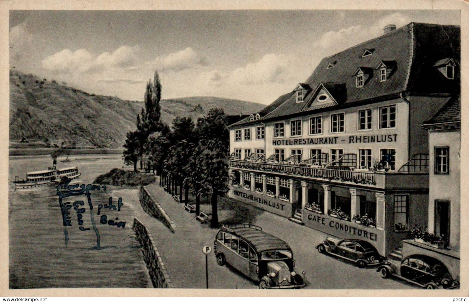 N°1661 W -cpa Boppard Rhein -autocar- - Buses & Coaches