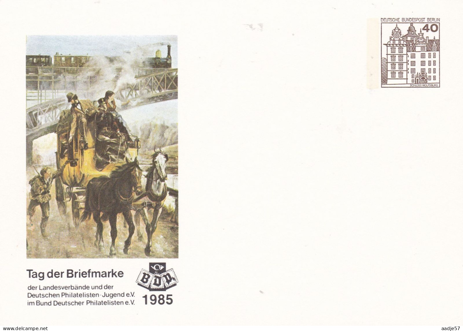 Germany Berlin 1985 Tag Der Briefmarke - Postales Privados - Nuevos