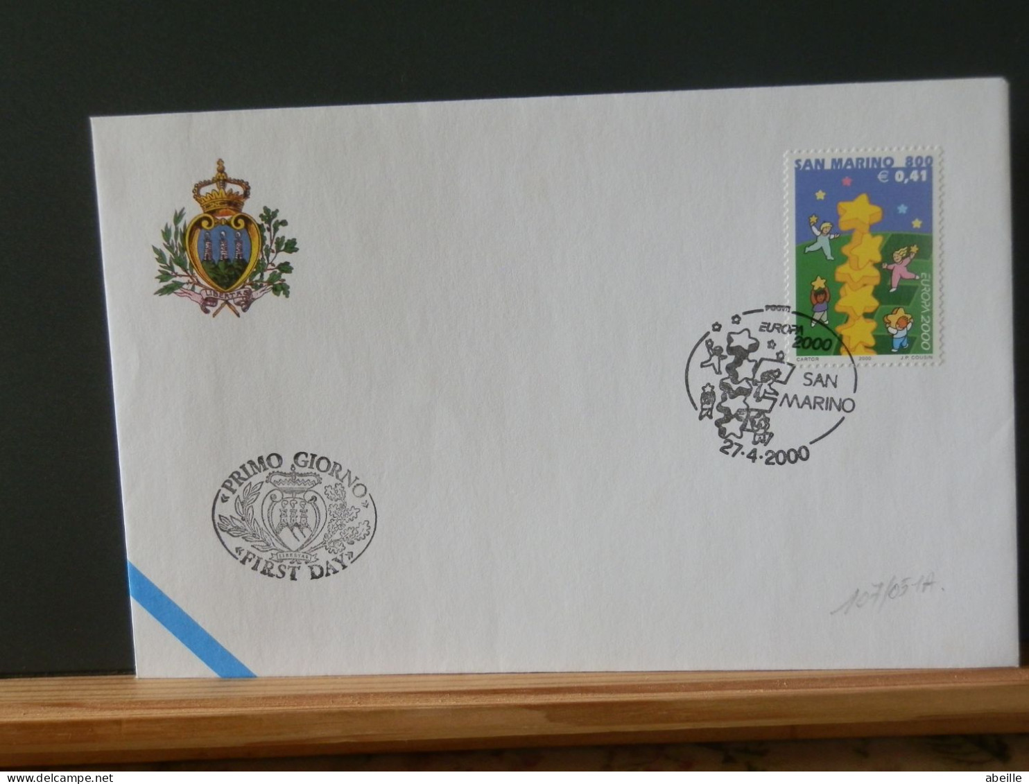 107/051A   FDC SAN MARINO  2000 - FDC