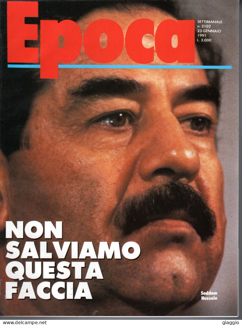 °°° RIVISTA EPOCA N° 2102 DEL 23 GENNAIO 1991 °°° - Sonstige & Ohne Zuordnung