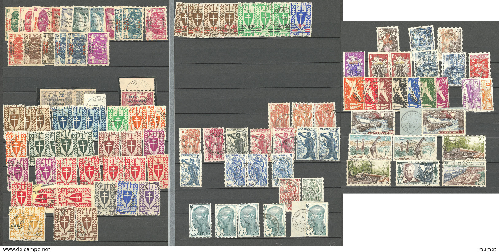 Collection. 1916-1956 (Poste, PA), Obl Choisies Dont Petits Bureaux Entre M'Banga Et Yoko. - TB - Andere & Zonder Classificatie