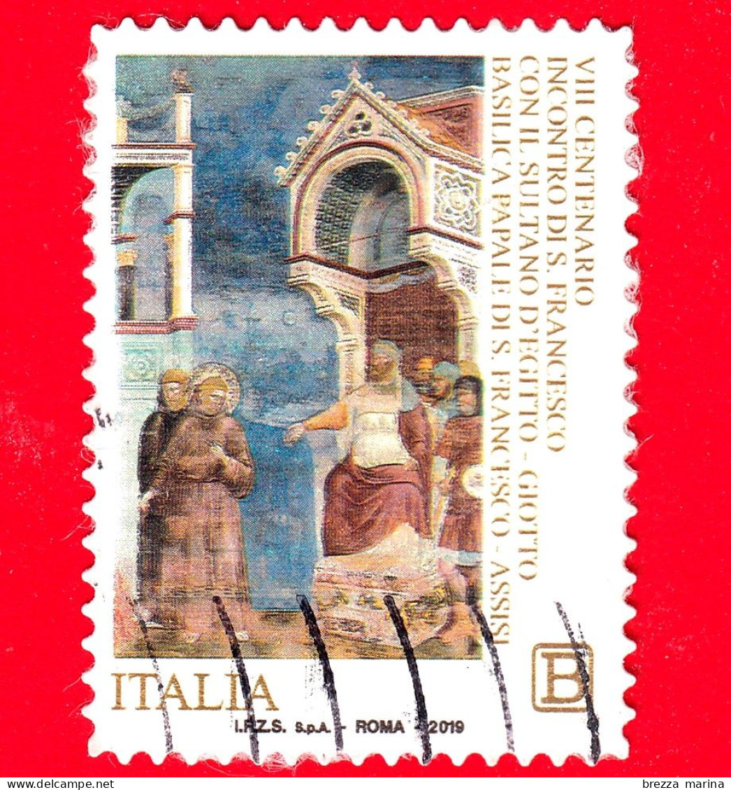 ITALIA - Usato - 2019 - 800 Anni Dell’incontro Di San Francesco Con Il Sultano – Giotto - B - 2011-20: Gebraucht