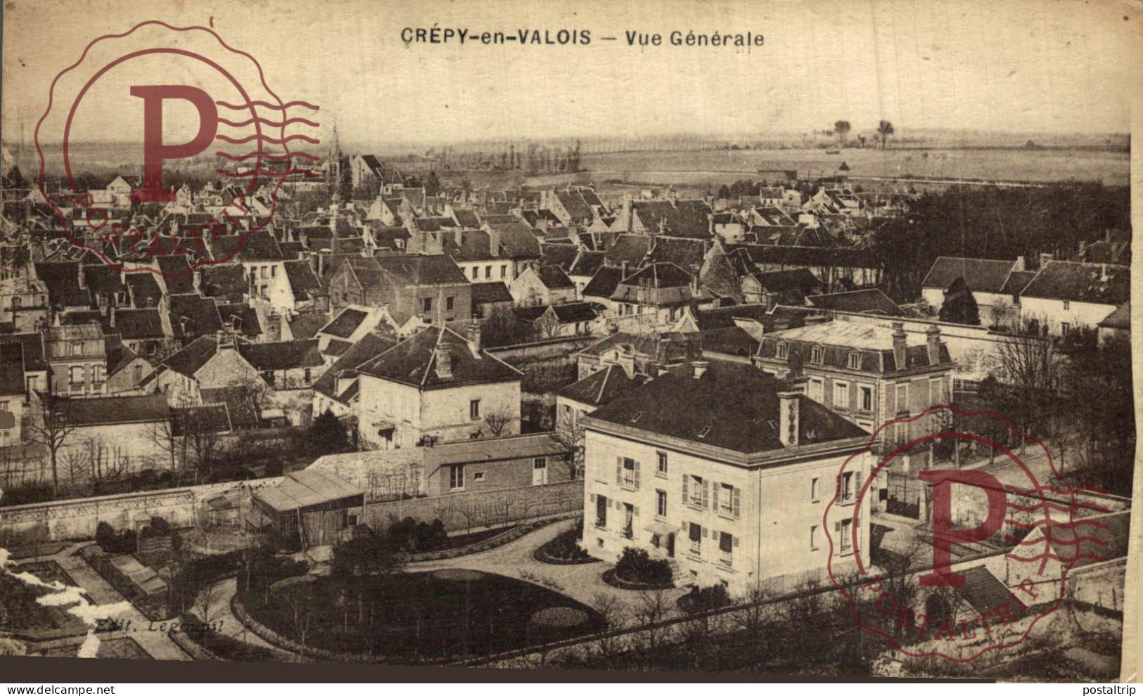 FRANCIA. FRANCE. CREPY EN VALOIS - VUE GENERALE - Crepy En Valois