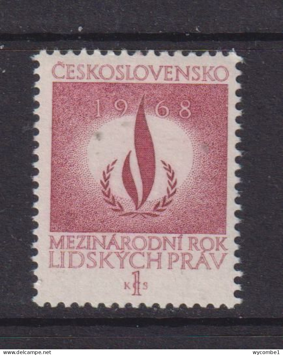 CZECHOSLOVAKIA  - 1968 Human Rights 1k Never Hinged Mint - Unused Stamps