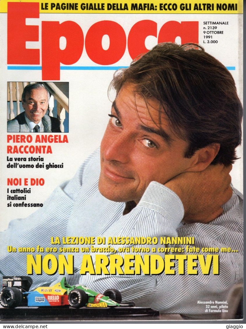 °°° RIVISTA EPOCA N° 2139 DEL 9 OTTOBRE 1991 °°° - Other & Unclassified