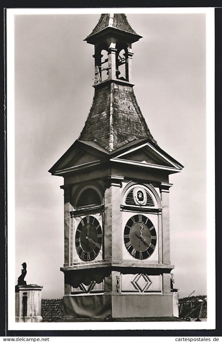 AK Aalen, Turm Des Alten Rathauses Mit Spion  - Aalen