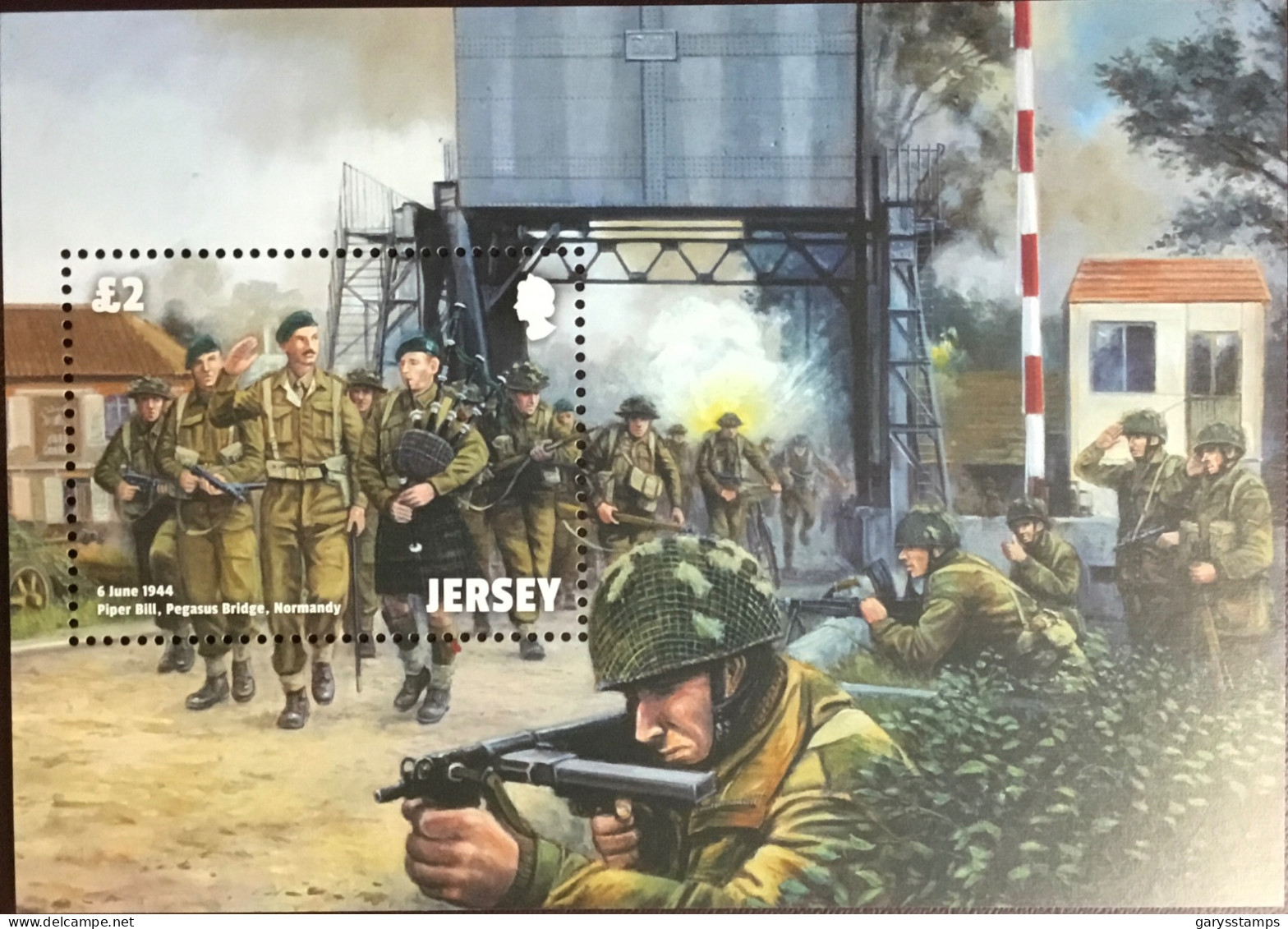 Jersey 2014 D-Day Anniversary Minisheet MNH - Jersey