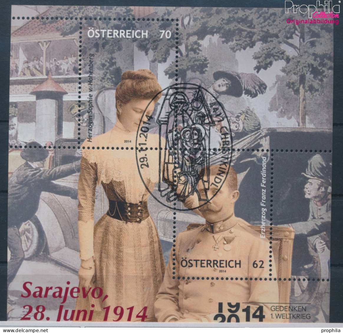 Österreich Block80 (kompl.Ausg.) Gestempelt 2014 Sarajewo (10404149 - Usados