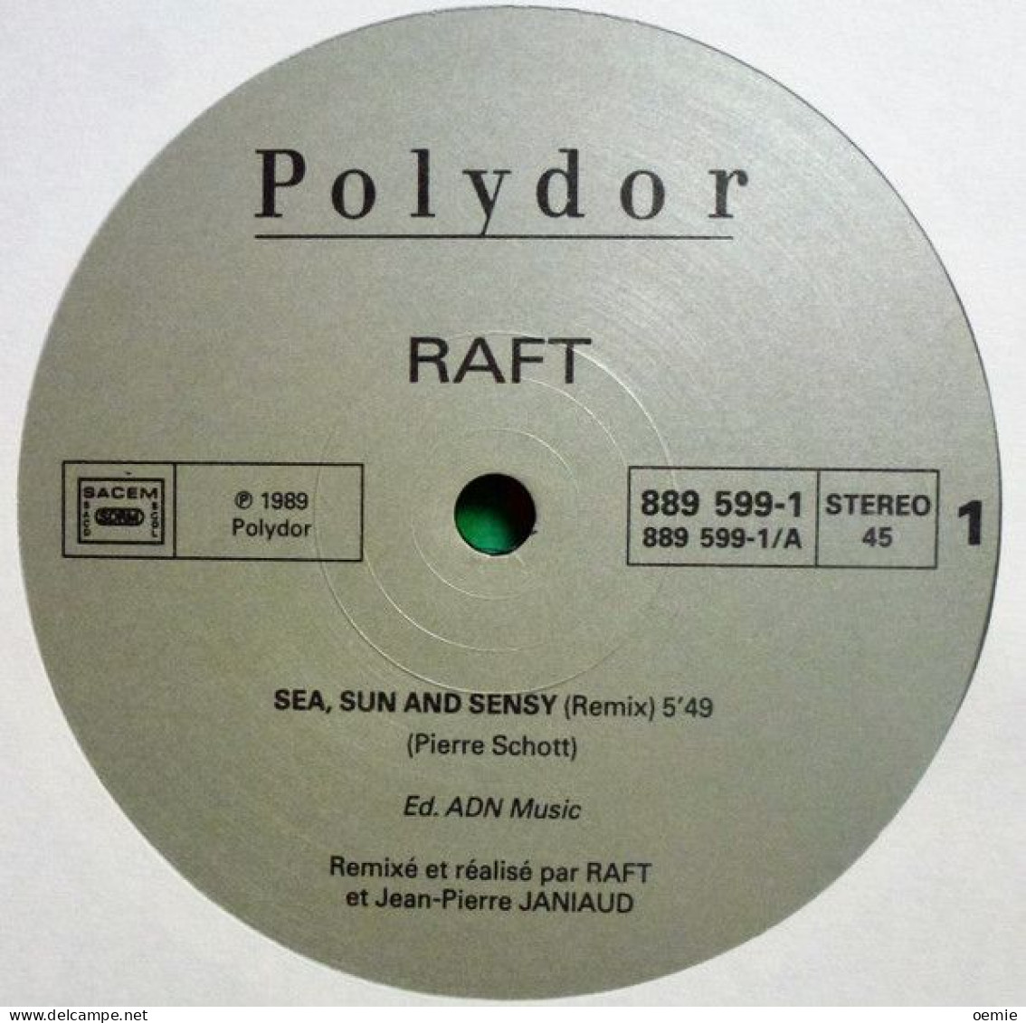 RAFT  SEA SUN AND SENSY - 45 Rpm - Maxi-Single