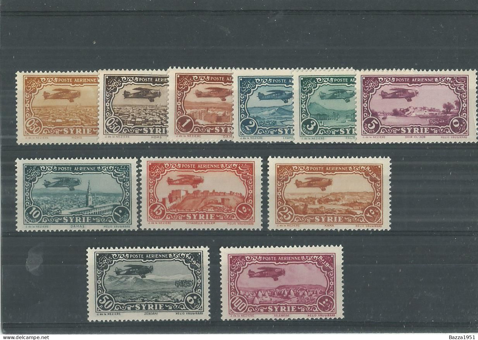 SYRIA 1931 AIRS ALL FRESH MNH - Syrien