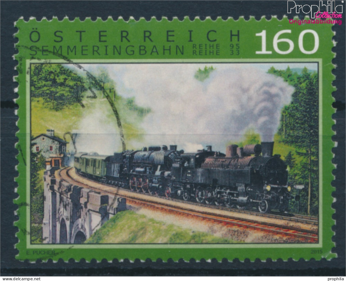 Österreich 3233 (kompl.Ausg.) Gestempelt 2015 Eisenbahn - Semmeringbahn (10404196 - Oblitérés