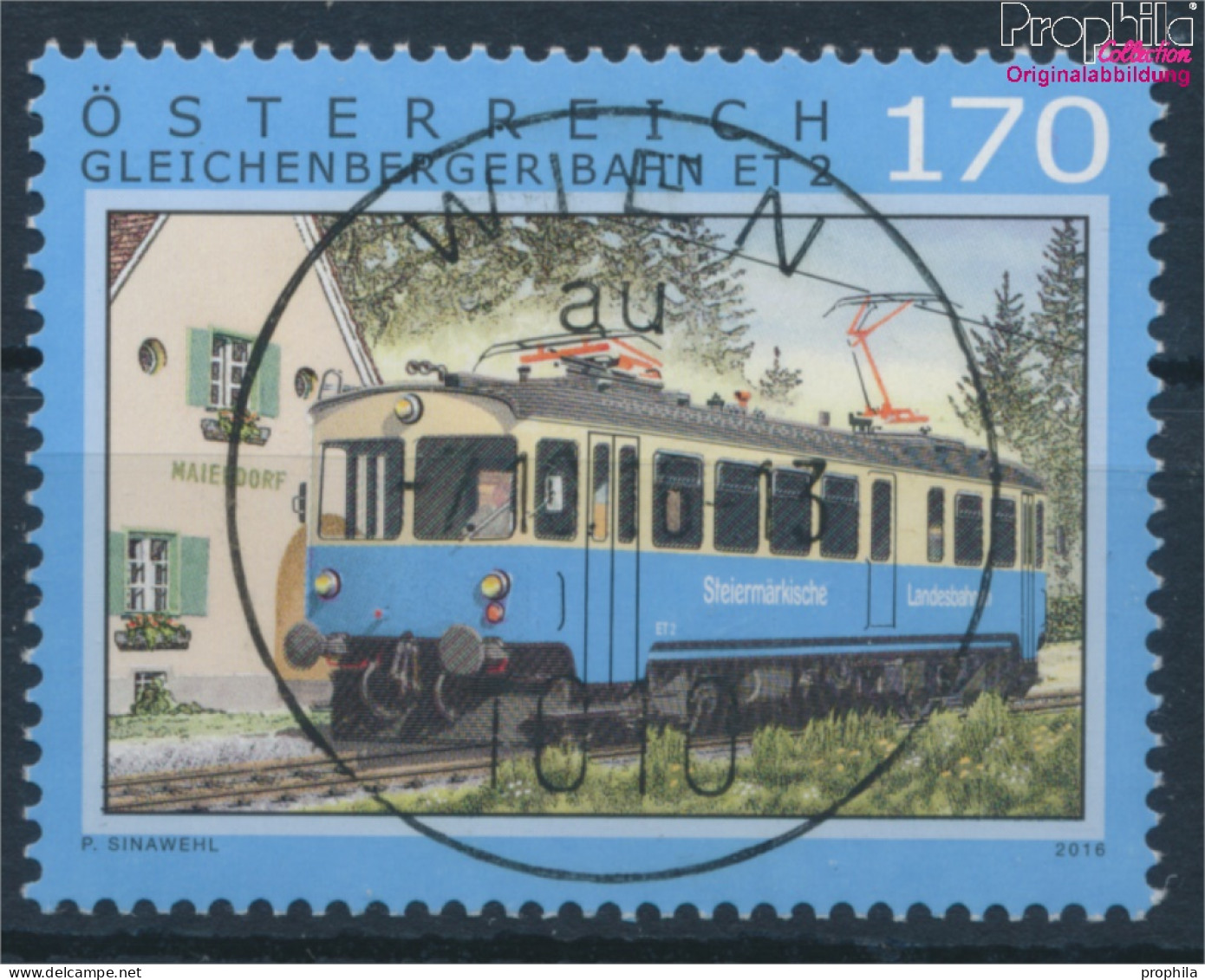 Österreich 3288 (kompl.Ausg.) Gestempelt 2016 Eisenbahn (10404244 - Gebruikt