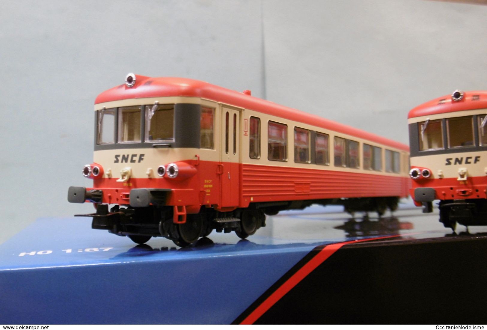 Jouef - Autorail EAD X4531 4500 SNCF Rouge Crème ép. VI Réf. HJ2610 Neuf HO 1/87 - Loks