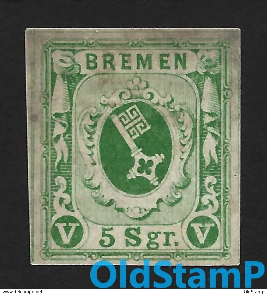 BREMEN 1859 Mi.# 4 5Sgr Mint (*) / Allemagne Alemania Altdeutschland Old Germany States - Bremen