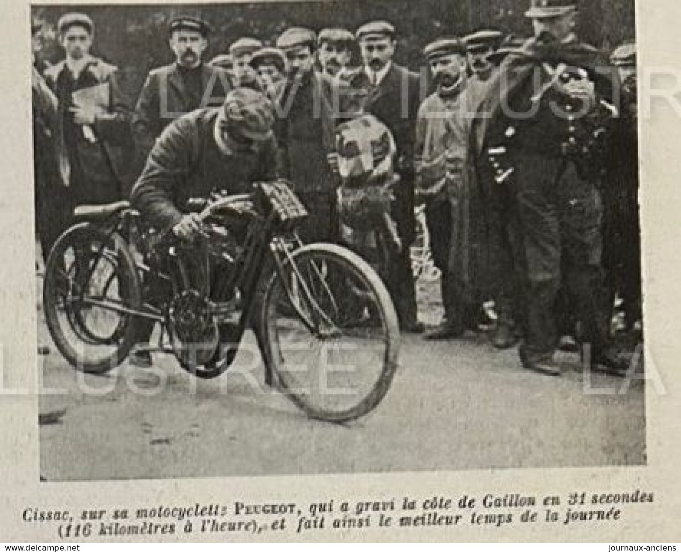 1905 COURSE AUTOMOBILE - LE KILOMETRE DE COTE DE GAILLON - COUPE DE COMPIÉGNE - DOURDAN - VANDERBILT - LA VIE ILLUSTRÉE