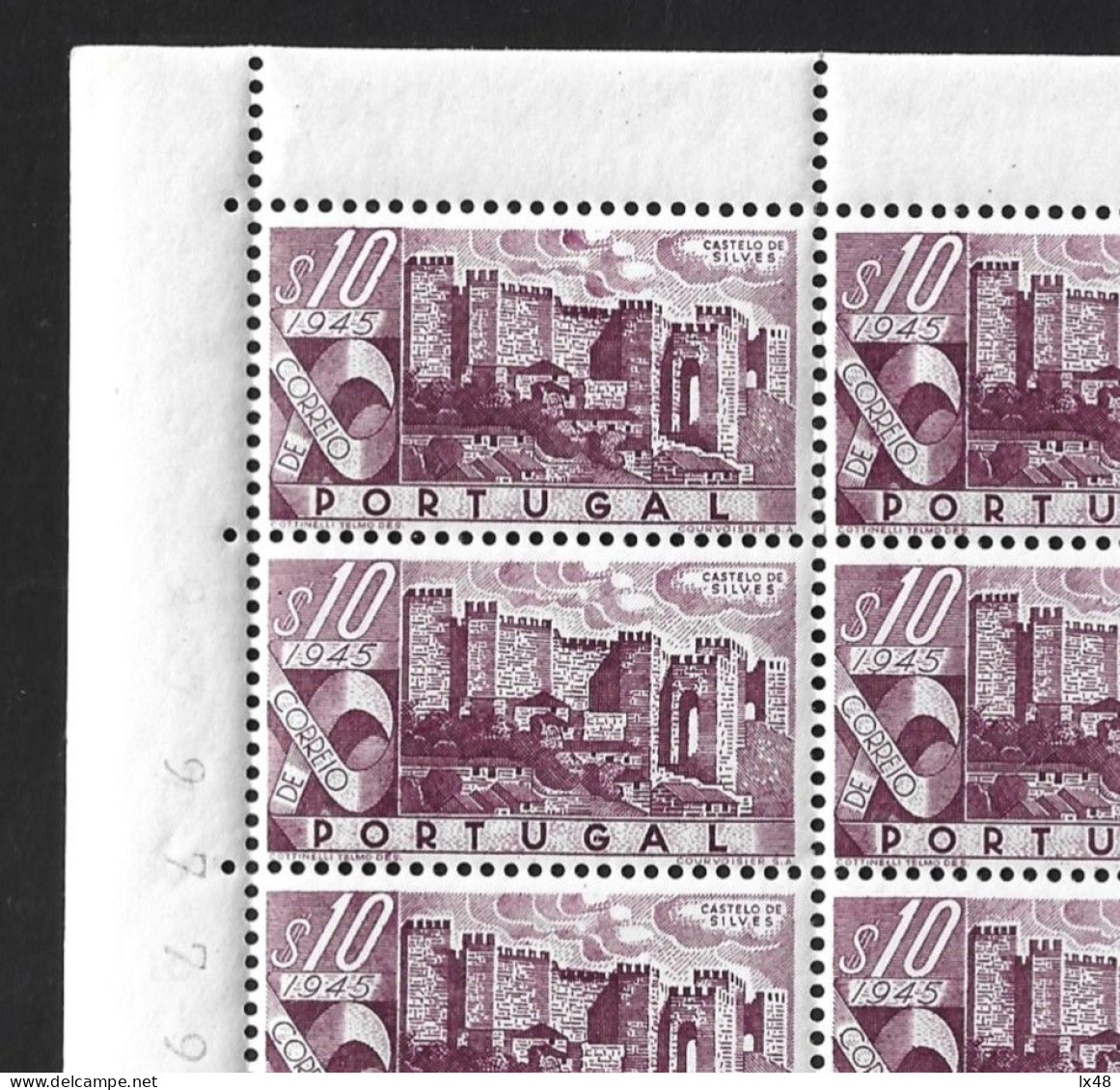 Folha 25 Stamps Castelo De Silves, Algarve. Arquitetura Militar Islâmica Séc. VIII. Stamps Of Silves Castle, Algarve. - Briefe U. Dokumente