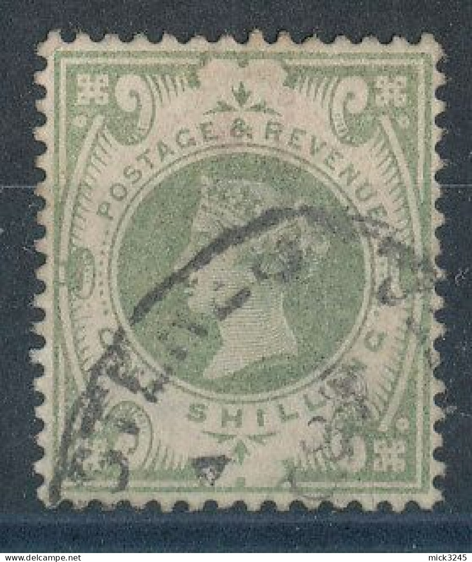 GB N°103 Victoria 1s Vert De 1887-1900 - Used Stamps