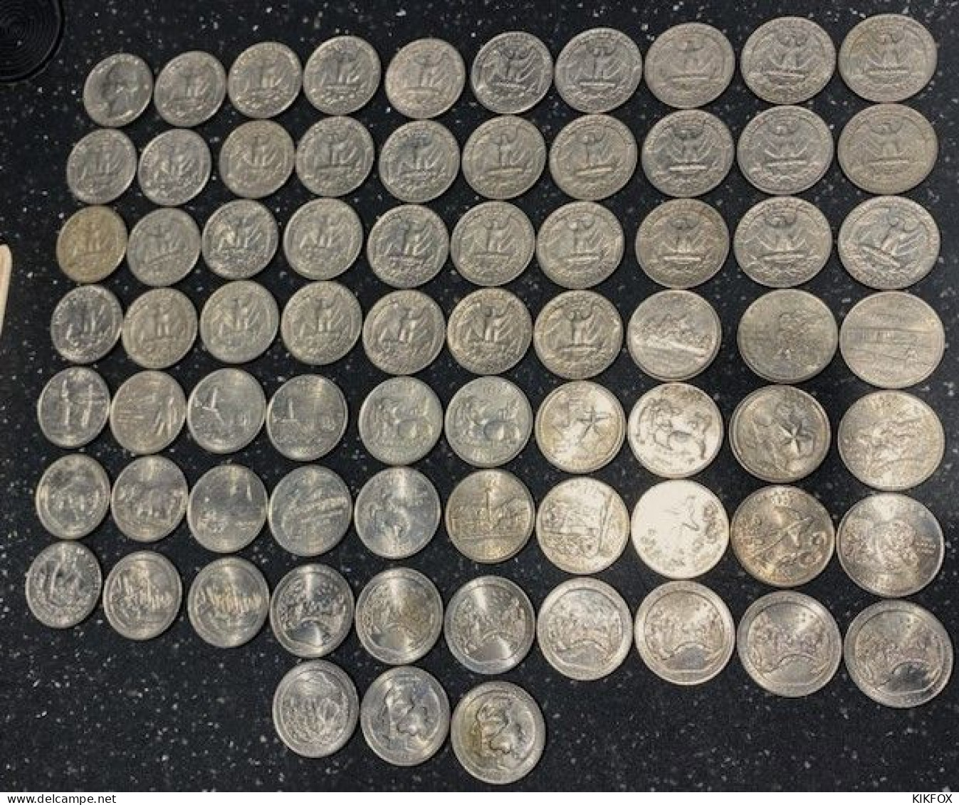 USA, VEREINIGTE STAATEN OF AMERIKA, 1965 - 2013, LOT QUARTER , DIMES, CENTS ( 26 Dollars)  HALBER PREIS - Autres & Non Classés