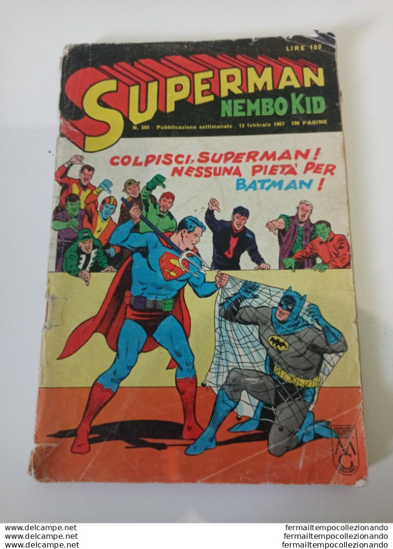 Bc   Fumetto Superman N 565 1967 Nembo Kid 1967 - Autres & Non Classés