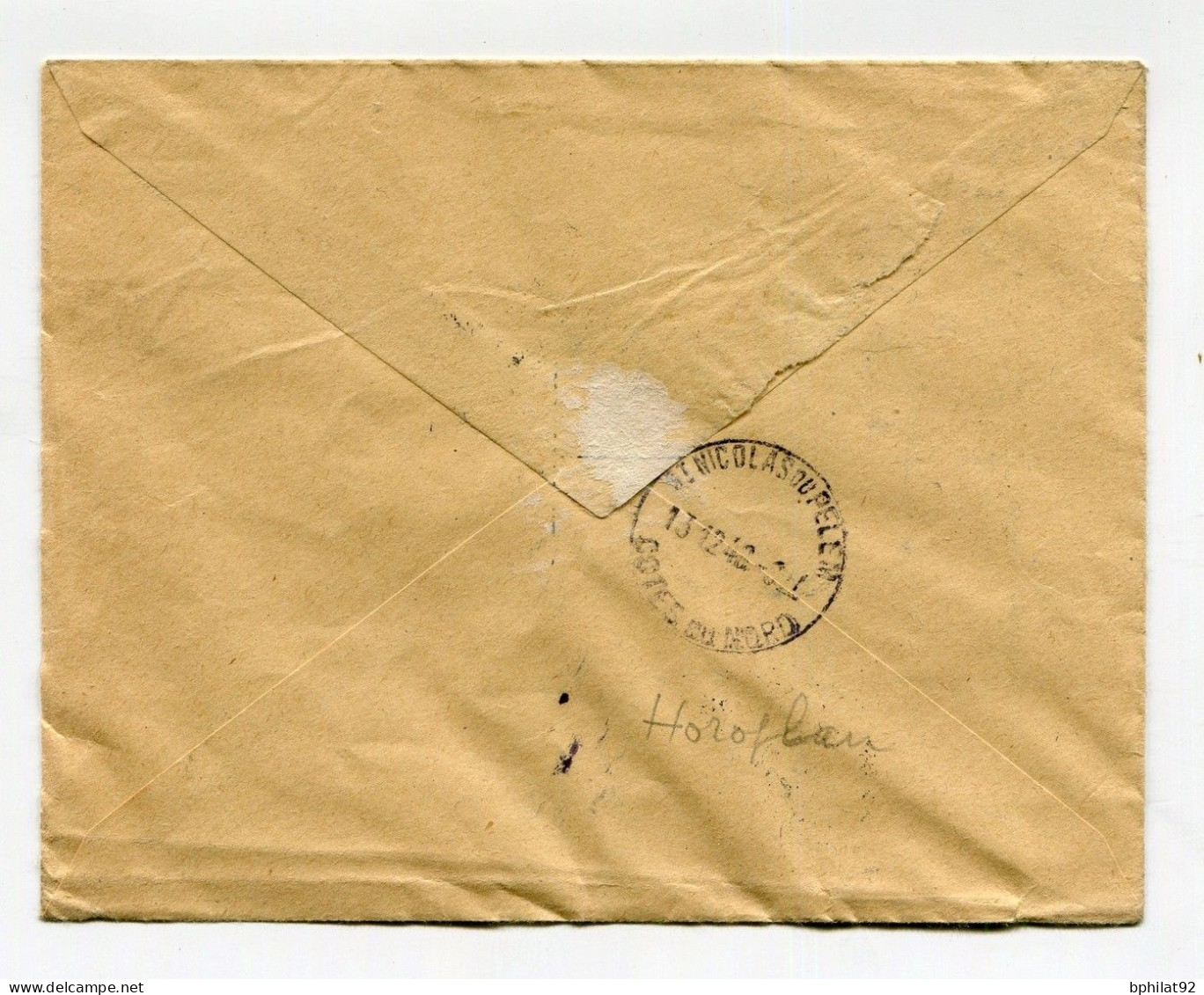 !!! LETTRE RECO DE 1948 AVEC RARE CACHET "DETACHEMENT DE GENDARMERIE DE L'AOF ET DU TOGO" - Covers & Documents