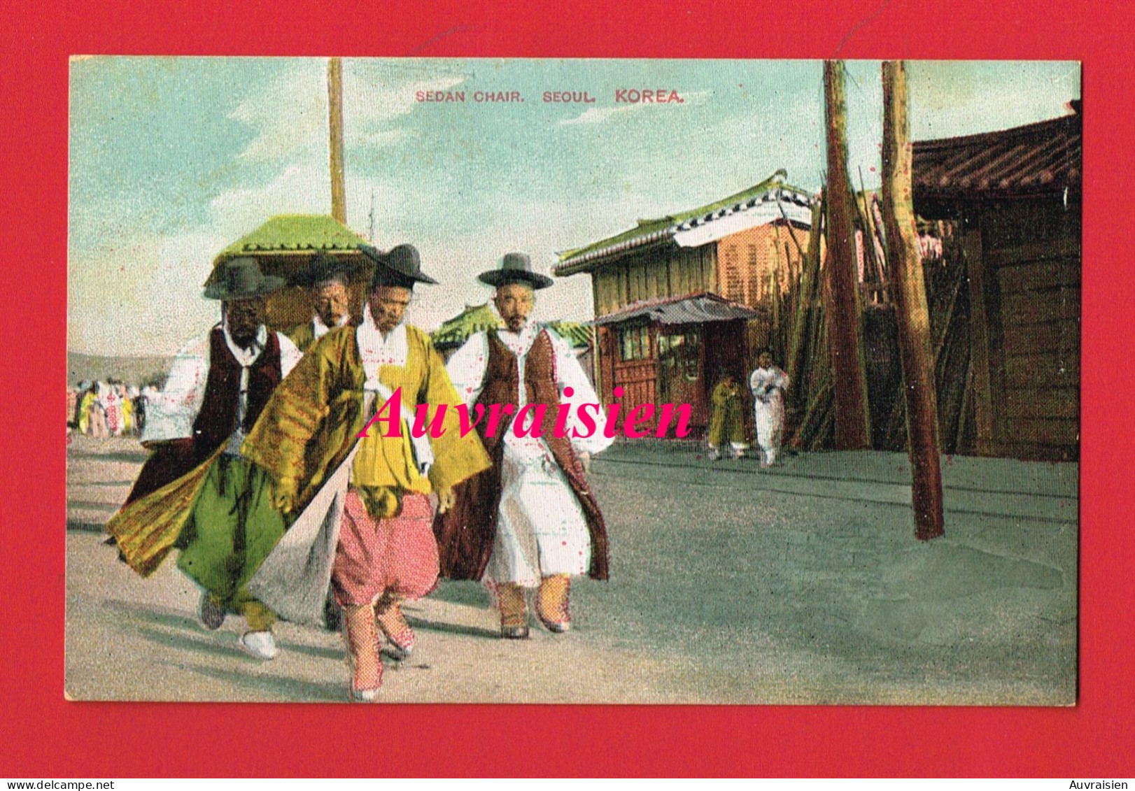 Asie ... Corée SEOUL Sedan Chair Korea Format  8.5 Cm X 13.3 Cm … - Korea (Zuid)