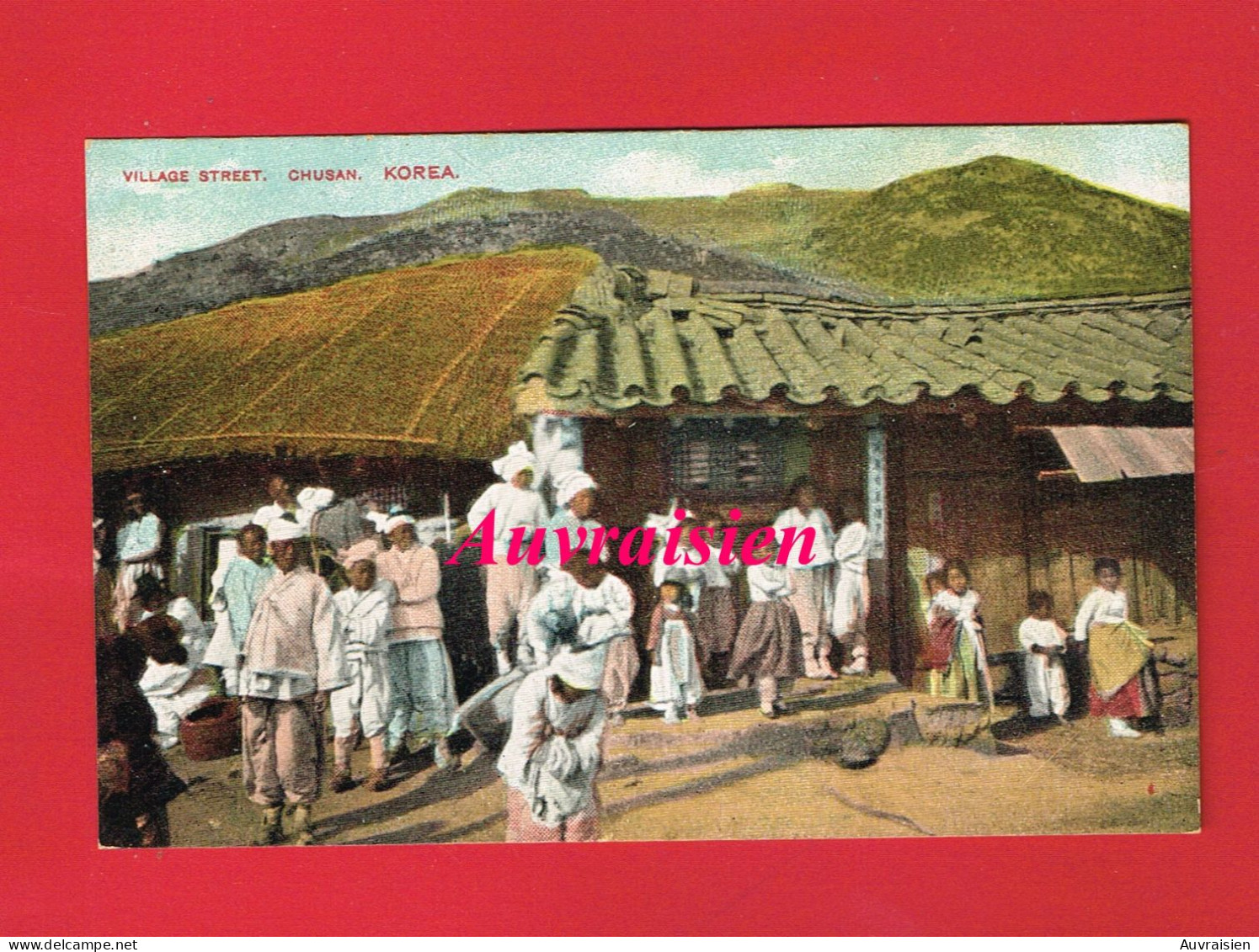 Asie ... Corée Village Street CHUSAN Korea Format  8.5 Cm X 13.3 Cm … - Korea (Zuid)