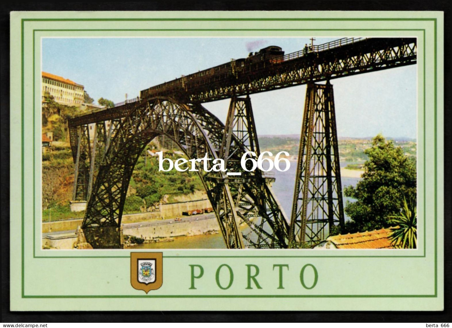 Portugal * Porto * Train Crossing Maria Pia Bridge - Porto