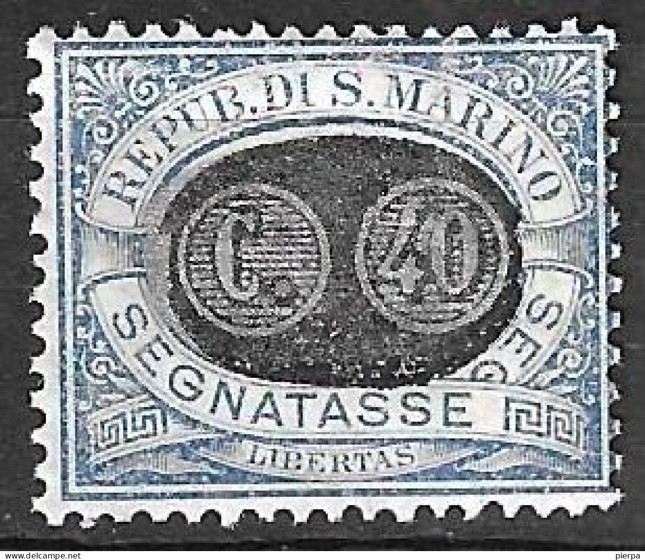 SAN MARINO -1931 - SEGNATASSE - C.40/5 - NUOVO MNH** ( YVERT TX 41- MICHEL PD 41 - SS  SG 41) - Portomarken