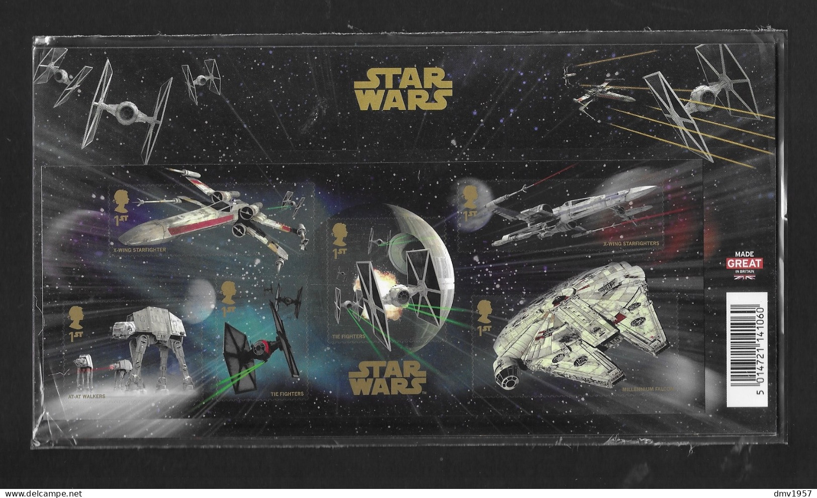 Great Britain 2015, 2017 & 2019 Star Wars Presentation Packs - Presentation Packs