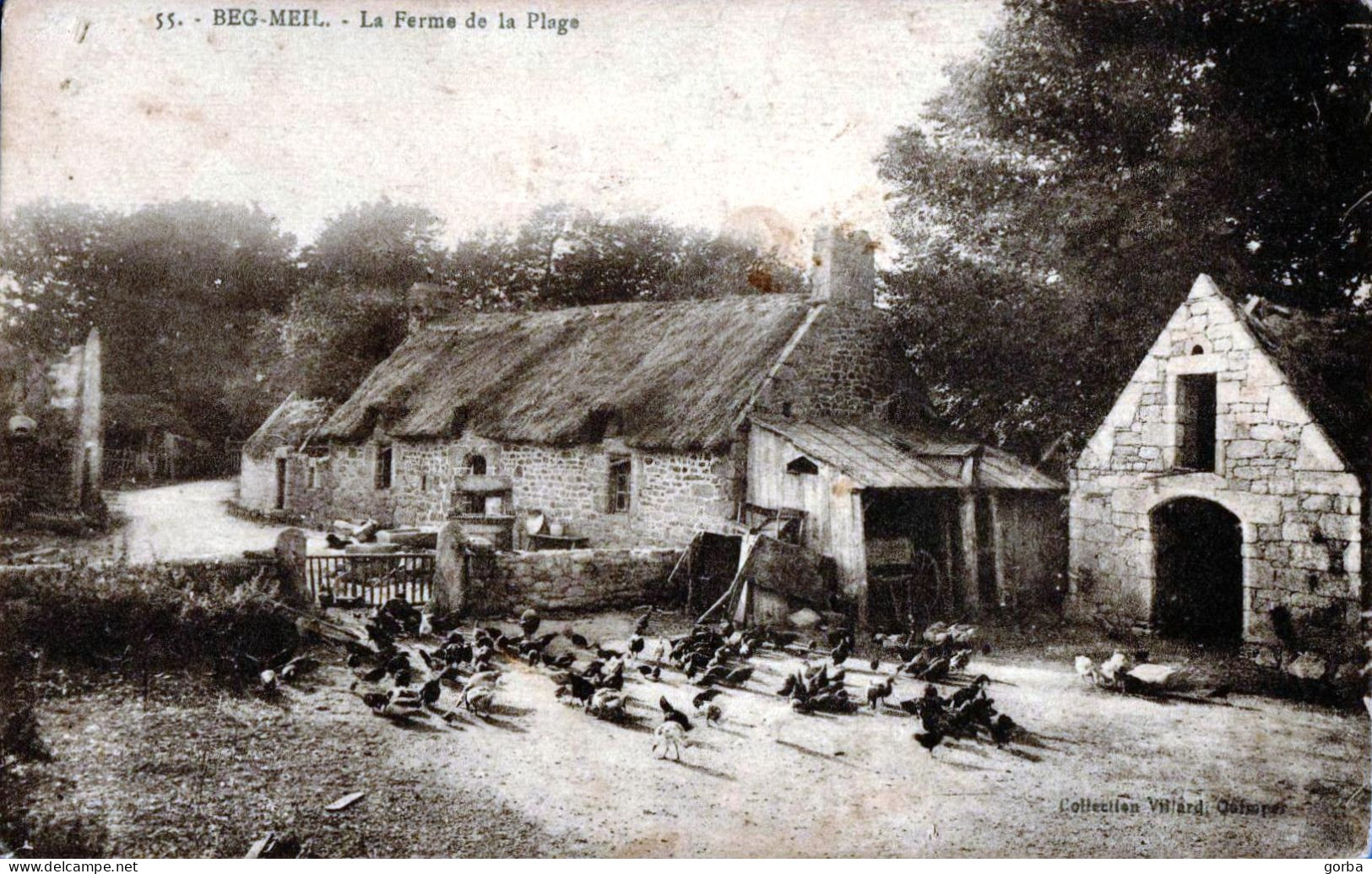 *CPA - 29 - BEG MEIL -  La Ferme De La Plage - Volailles - Beg Meil