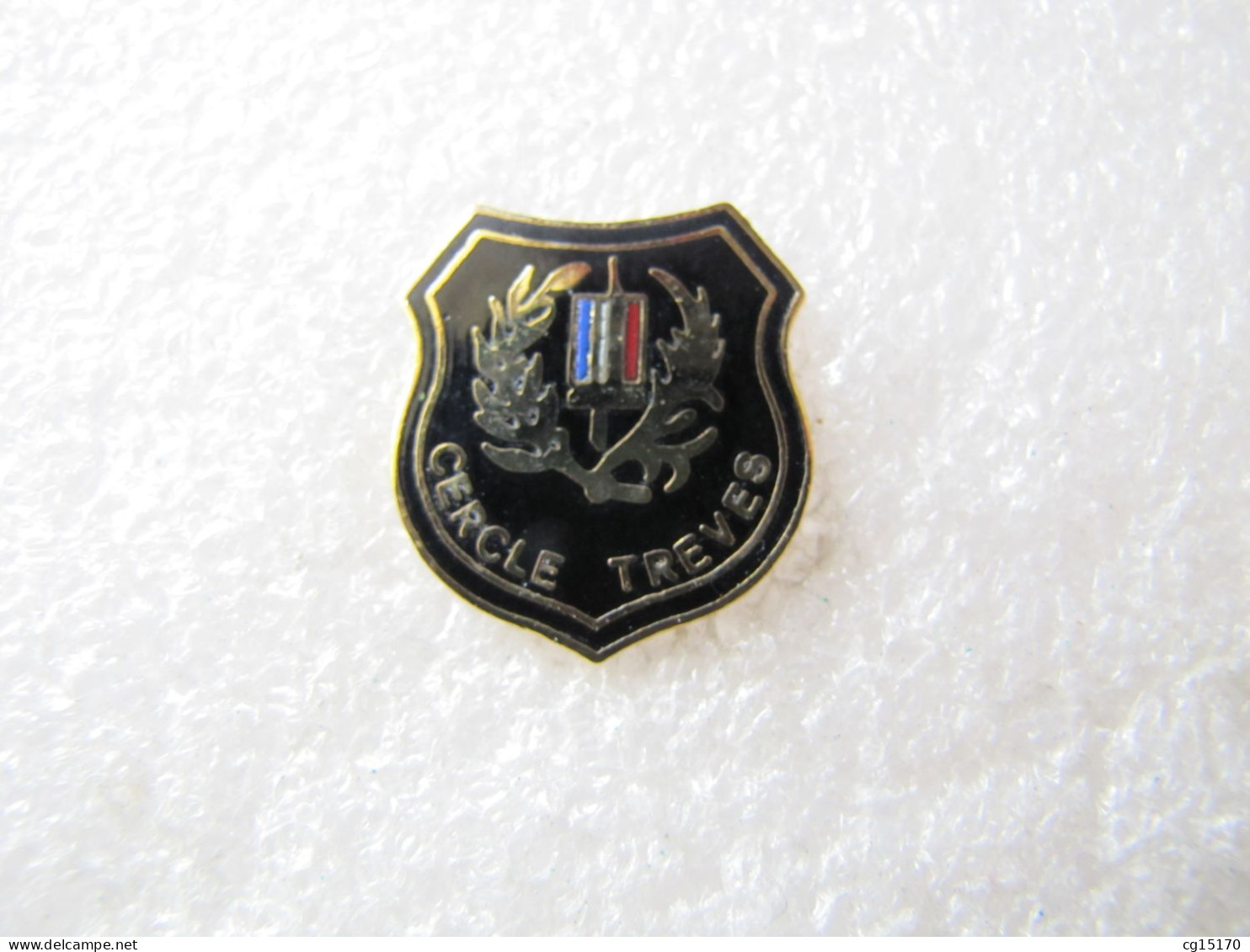 PIN'S   MILITARIA   CERCLE  TREVES    Email Grand Feu - Militaria