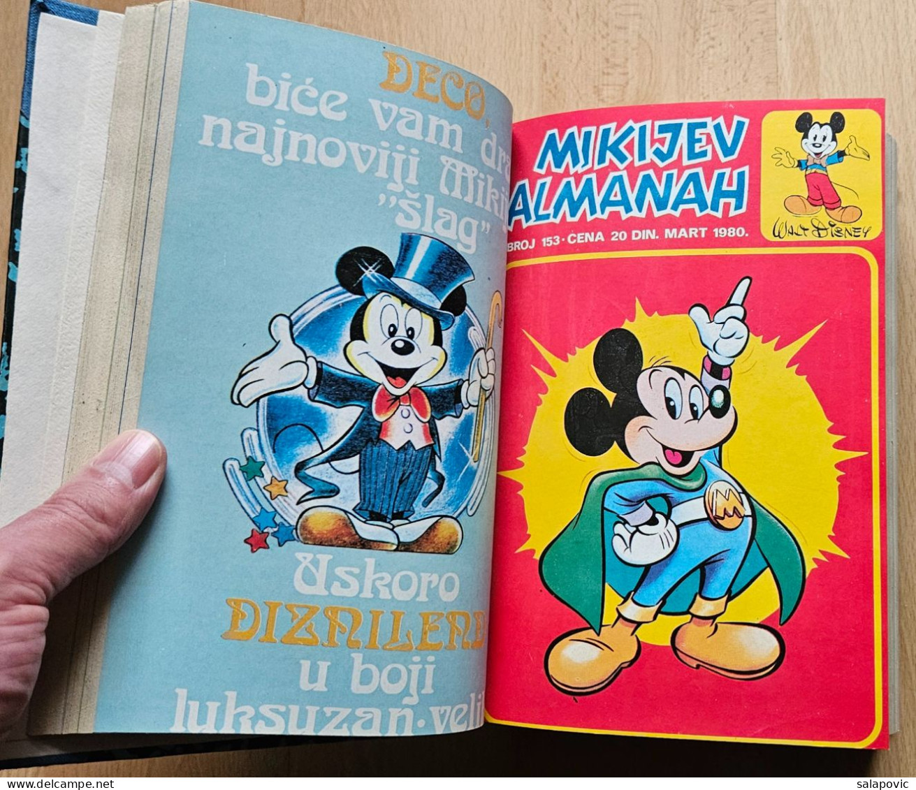 MIKIJEV ALMANAH 12 Numbers Bound 151 - 162, Vintage Comic Book Yugoslavia Yugoslavian Mickey Mouse Disney Comics - Comics & Mangas (other Languages)