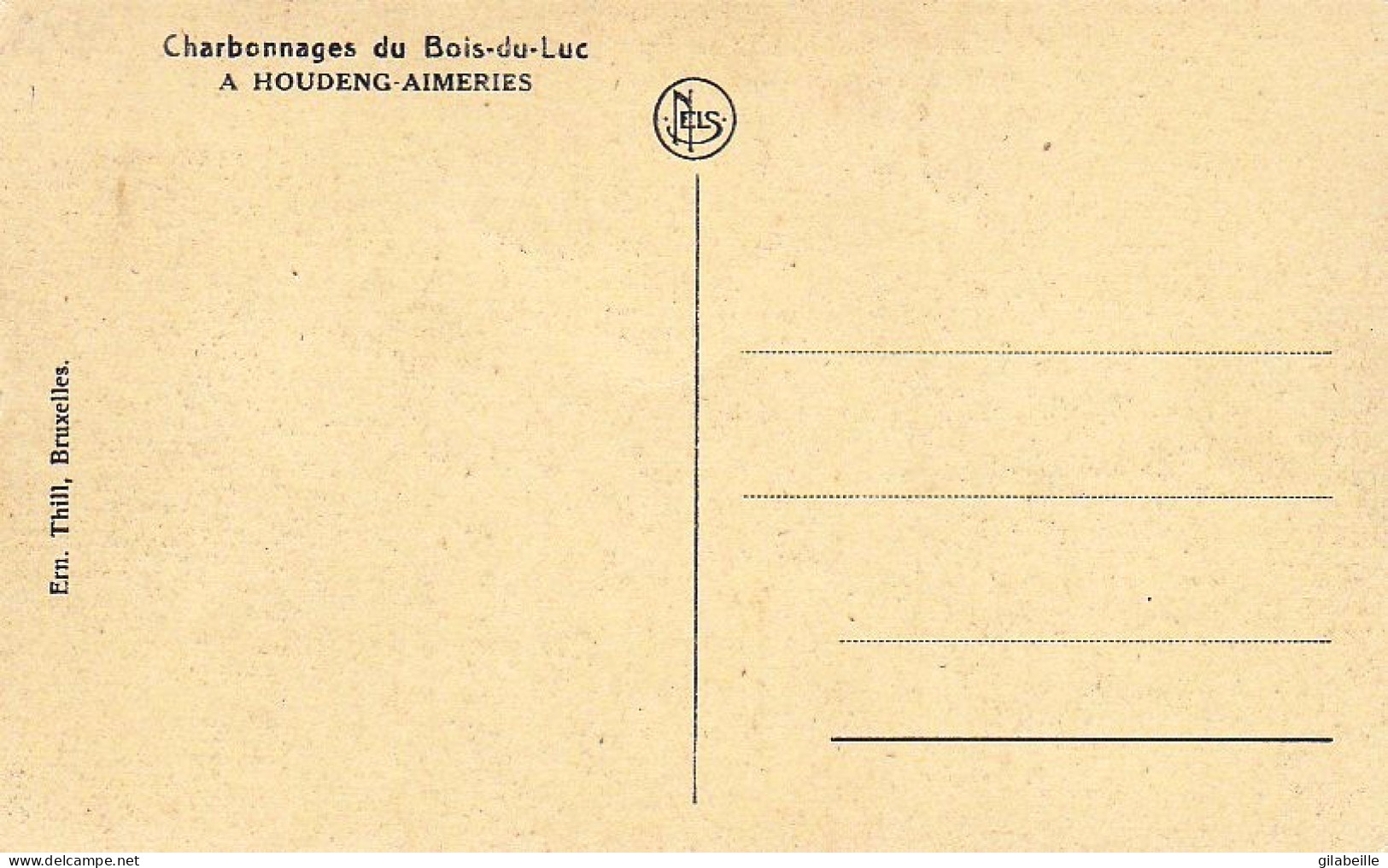 La Louviere - HOUDENG AIMERIES - Charbonnages Du Bois Du Luc -  L'école Des Garcons De La Section Bois Du Luc - La Louvière