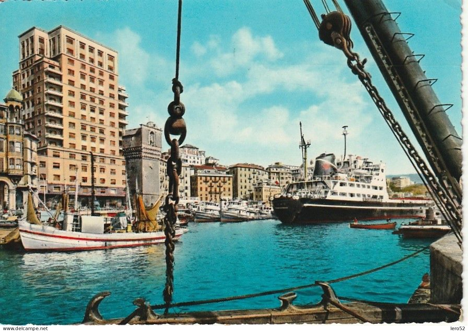 SAVONA IL PORTO VIAGGIATA ANNO 1963 - Savona